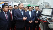 Tổng Bí thư Tô Lâm, Thủ tướng Phạm Minh Chính dự Lễ hưởng ứng Ngày hội đổi mới sáng tạo Quốc gia năm 2025