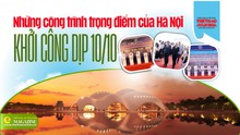 Những công trình trọng điểm của Hà Nội khởi công dịp 10/10