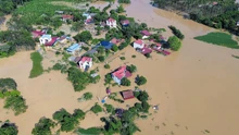 Xã Bố Hạ, Bắc Ninh vẫn ngập sâu trong nước