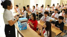 Thái Nguyên: Ngày trở lại trường đầy cảm xúc của học sinh trường Tiểu học, THCS Trưng Vương