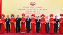 Khai trương Trung tâm Báo chí phục vụ Đại hội đại biểu Đảng bộ thành phố Hà Nội lần thứ 18