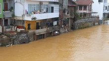 Cảnh báo lũ trên sông ở Cao Bằng