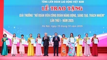Lễ trao tặng Giải thưởng “Nữ đoàn viên Công đoàn năng động, sáng tạo, trách nhiệm”