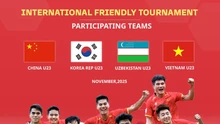 U23 Việt Nam chốt đối thủ tại giải tứ hùng ở Trung Quốc