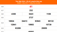 XSLA 18/10 - Kết quả xổ số Long An hôm nay 18/10/2025 - Trực tiếp XSLA ngày 18 tháng 10