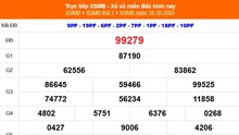 XSMB 18/10 - Kết quả Xổ số miền Bắc hôm nay 18/10/2025 - Kết quả XSMB thứ Bẩy ngày 18 tháng 10