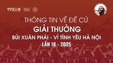 Thông tin về Đề cử Giải thưởng Bùi Xuân Phái - Vì tình yêu Hà Nội lần 18-2025