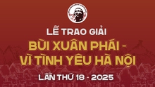 Giải Bùi Xuân Phái - Vì tình yêu Hà Nội lần 18- 2025