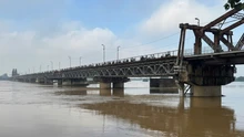 Ảnh hưởng bão số 10: Nước sông Hồng lên mức báo động 1, nhiều sông vượt báo động 3