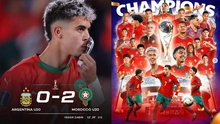 Thắng sốc đàn em Messi, U20 Maroc bất ngờ vô địch U20 World Cup
