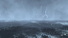 Dự báo gió mạnh, sóng lớn và mưa dông trên biển do ảnh hưởng bão số 12
