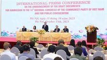 Họp báo quốc tế công bố dự thảo các văn kiện trình Đại hội XIV của Đảng