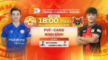 Lịch thi đấu bóng đá hôm nay 25/10: Ninh Bình tiếp tục 'độc cô cầu bại'?