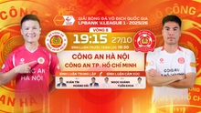 Lịch thi đấu bóng đá hôm nay 26/10: Trực tiếp Nam Định vs Đà Nẵng, CAHN vs CA TPHCM