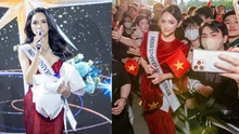 Hương Giang nhận sash, được fan tiễn sang Thái "chiến" Miss Universe