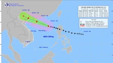 Dự báo đến 10 giờ 6/10, bão số 11 suy yếu dần trên khu vực biên giới Việt Nam - Trung Quốc
