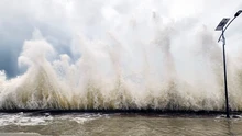 Bão số 11: Từ tối 5/10, ven biển và các đảo thuộc tỉnh Quảng Ninh - Hải Phòng nước dâng cao 