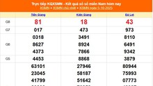 XSMN 5/10 - Kết quả xổ số miền Nam hôm nay 5/10/2025 - Trực tiếp XSMN ngày 5 tháng 10