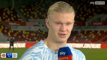Man City thắng nhọc Brentford, Haaland mỉa mai chiến thuật 'độc - lạ' của đối phương