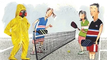 Trời mưa ngập vẫn chơi pickleball sẽ rất nguy hiểm