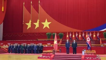 Hình ảnh Lễ đón Tổng Bí thư Tô Lâm thăm cấp Nhà nước tới CHDCND Triều Tiên