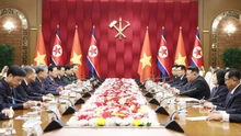 Tổng Bí thư Tô Lâm hội đàm với Tổng Bí thư, Chủ tịch Quốc vụ CHDCND Triều Tiên Kim Jong Un