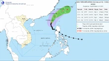 Bão số 14 vẫn giữ nguyên cường độ, hướng di chuyển và suy yếu dần