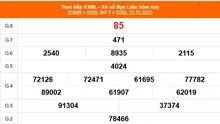 XSBL 11/11 - Kết quả xổ số Bạc Liêu hôm nay 11/11/2025 - Trực tiếp XSBL ngày 11 tháng 11