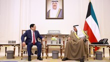 Thủ tướng Phạm Minh Chính hội kiến Hoàng Thái tử Kuwait