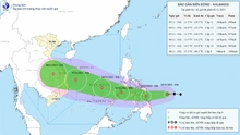 Bão KALMAEGI tăng cấp, hướng về khu vực giữa Biển Đông