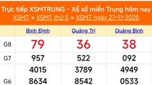 XSMT 27/11 - Kết quả xổ số miền Trung hôm nay 27/11/2025 - Kết quả XSMT thứ Năm ngày 27 tháng 11