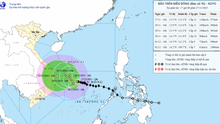 Bão số 15 đổi hướng và tiếp tục di chuyển chậm
