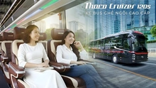 Ra mắt xe ghết ngồi cao cấp Thaco Cruizer 120S thế hệ mới phiên bản 29 chỗ