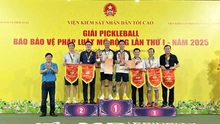 Tổ chức thành công Giải Pickleball Báo Bảo vệ pháp luật lần thứ Nhất