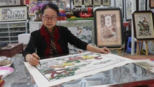 Nữ nghệ nhân gìn giữ, phát triển làng nghề làm tranh dân gian Đông Hồ