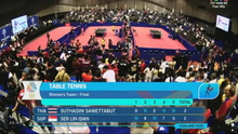 Bóng bàn nữ Thái Lan ngược dòng ngoạn mục để đánh bại Singapore, giành HCV SEA Games 2025