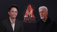 Rhymastic gặp gỡ đạo diễn James Cameron tại sự kiện công chiếu "Avatar: Lửa và tro tàn"