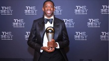 Dembele giành danh hiệu Cầu thủ nam xuất sắc nhất năm của FIFA