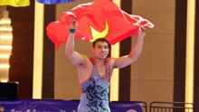 Thắng trận chung kết SEA Games 2025 chỉ sau 32 giây, tượng đài vật Việt Nam đi vào lịch sử