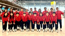Futsal nữ Việt Nam tự hào về nước với tấm HCV SEA Games 33
