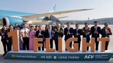 Vietnam Airlines thực hiện chuyến bay chở khách đầu tiên tại sân bay Long Thành