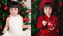 Mẫu nhí Tú Uyên đáng yêu trong bộ hình chào đón giáng sinh 2025