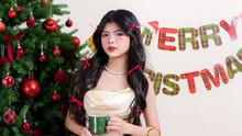 Mẫu teen Quỳnh Anh nhí nhảnh trong bộ ảnh noel ngọt ngào