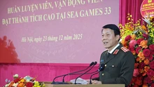 Đại tướng Lương Tam Quang gặp mặt, biểu dương các HLV, VĐV Công an nhân dân xuất sắc ở SEA Games 2025