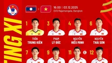 Đội hình ra sân của U22 Việt Nam: Viktor Lê dự bị, HLV Kim Sang Sik cho 3 chân sút chủ lực đá chính