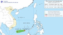 Xuất hiện vùng áp thấp trên khu vực phía Nam Biển Đông