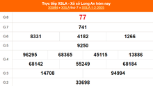 XSLA 1/2 - Kết quả xổ số Long An hôm nay 1/2/2025 - Trực tiếp XSLA ngày 1 tháng 2