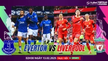 Nhận định, soi tỷ lệ Everton vs Liverpool 02h30 ngày 13/2, Ngoại hạng Anh đá bù vòng 15