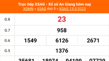 XSAG 13/2 - Kết quả xổ số An Giang hôm nay 13/2/2025 - Trực tiếp XSAG ngày 13 tháng 2