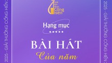 Top 5 Đề cử Hạng mục Bài hát của năm giải thưởng Cống hiến 2025